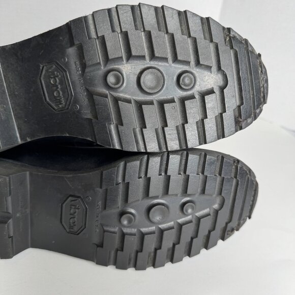 Vintage Military Issue Insulated Cold Weather Combat Boots Mens 8W Black Leather main image 4